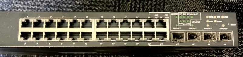 Коммутатор Dell PowerConnect 6224 24-Port Gigabit Managed Switch Rackmount