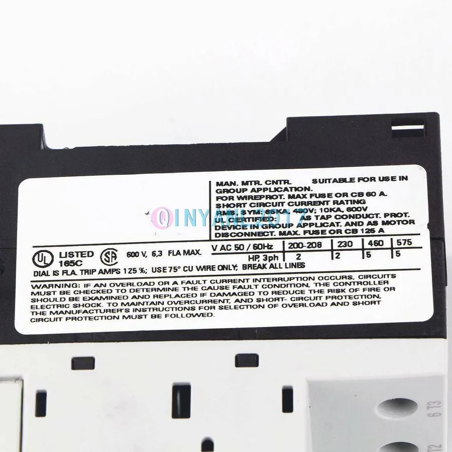 Автоматический выключатель 31398 SIEMENS MOTOR-PROTECTION CIRCUIT BREAKER, 6.3A 