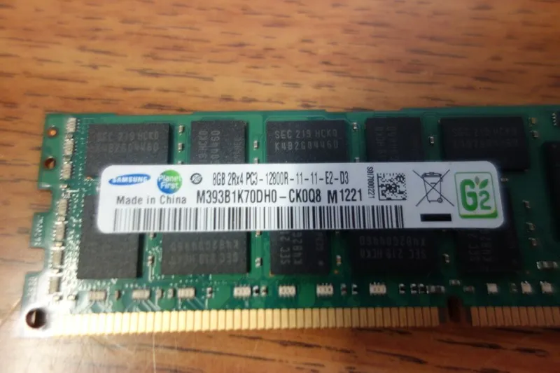 Модуль памяти x Samsung M393B1K70DH0-CK0Q8 8GB (48GB) 2Rx4 PC3-12800R DDR3 RAM