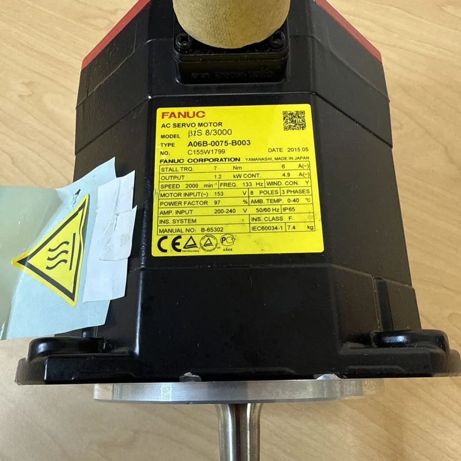 Серводвигатель Fanuc A06B-0075-B003 AC Servo Motor — фото лота 2