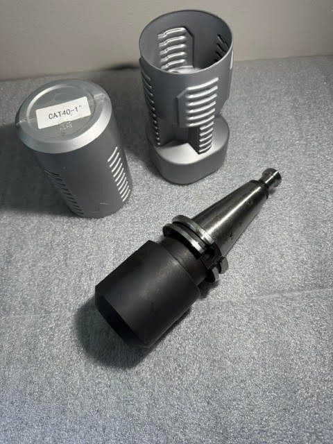 Режущий инструмент CAT40-SLN 1" End Mill Holder w/thru coolant pull tab — фото лота 2