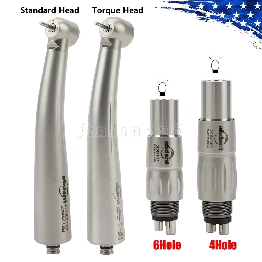 Стоматологический наконечник Abdent Dental LED Fiber Optic Handpiece Ceramic 4 S — фото лота 1