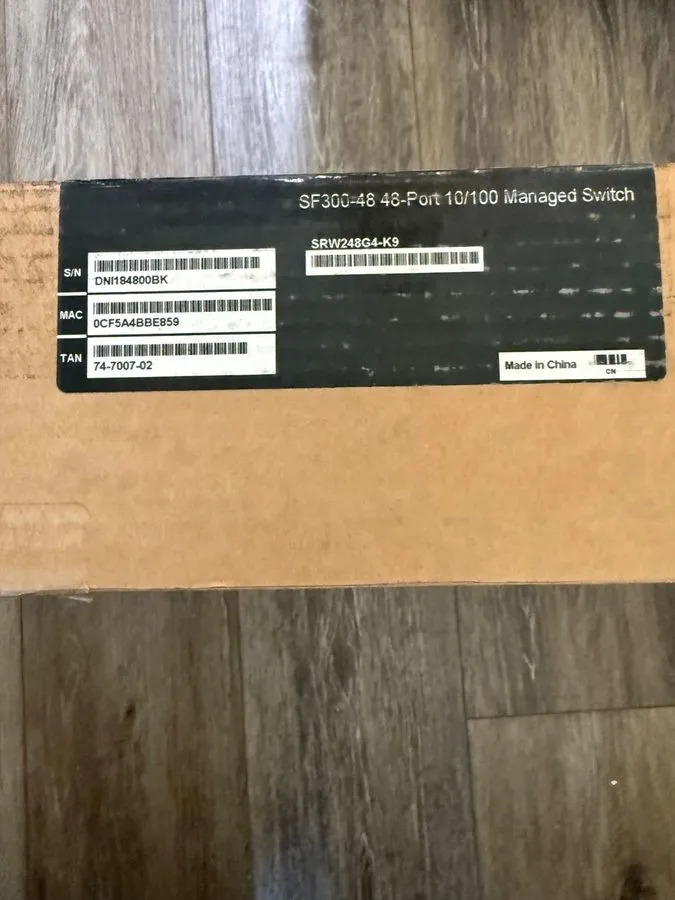 Коммутатор Cisco SF300-48 SRW248G4 K9 V02 48 Port Managed Switch