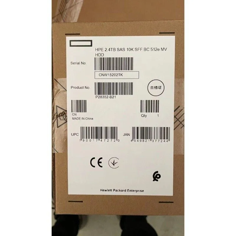 Жёсткий диск HPE P30562-001 P28352-B21 2.4TB SAS 12G 10K 2.5" SFF Gen10+ HDD Har