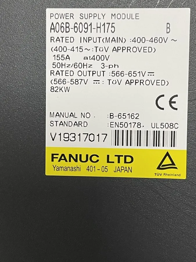 Сервоусилитель FANUC A06B-6091-H175 Servo Drive No Tariffs