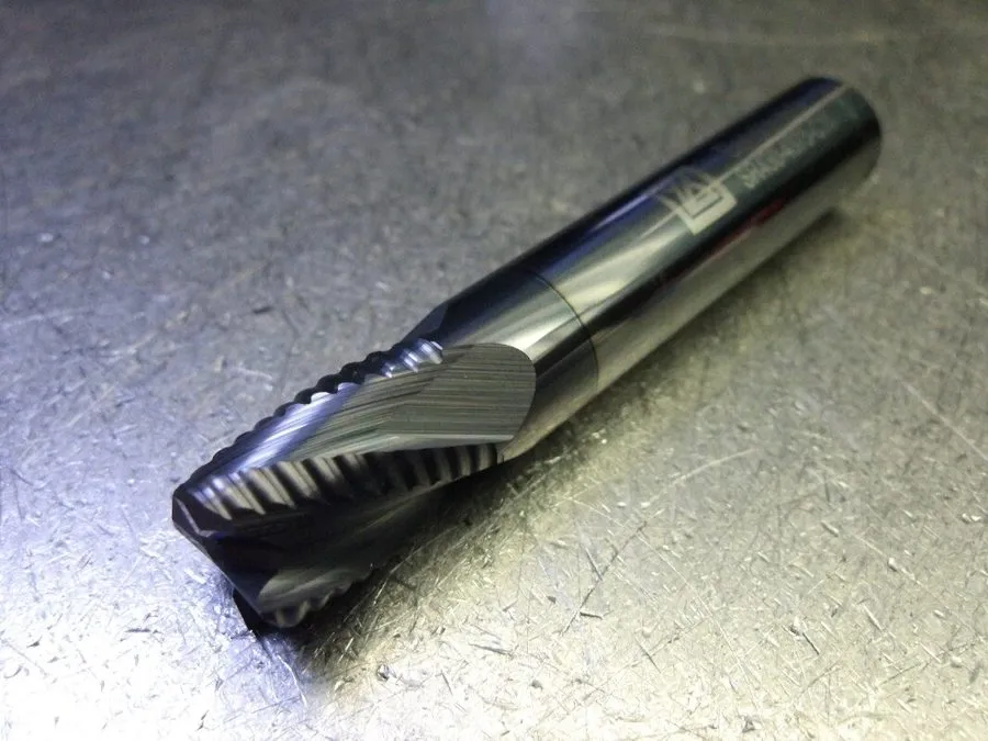Режущий инструмент GWS 1/2" 4 Flute Carbide SQ Roughing Endmill 1/2" Shank C430S