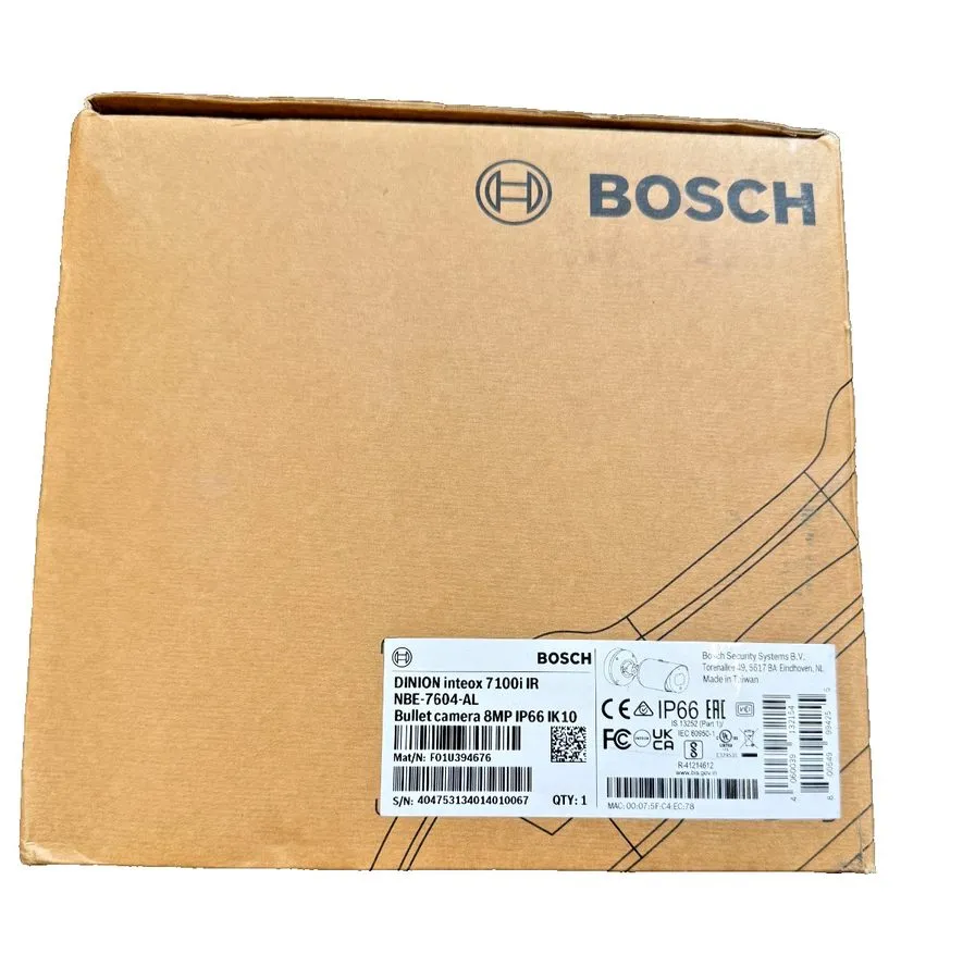 Камера Bosch NBE-7604-AL DINION 7100i 8 Megapixel 4K Outdoor Network IR bullet C — фото лота 1