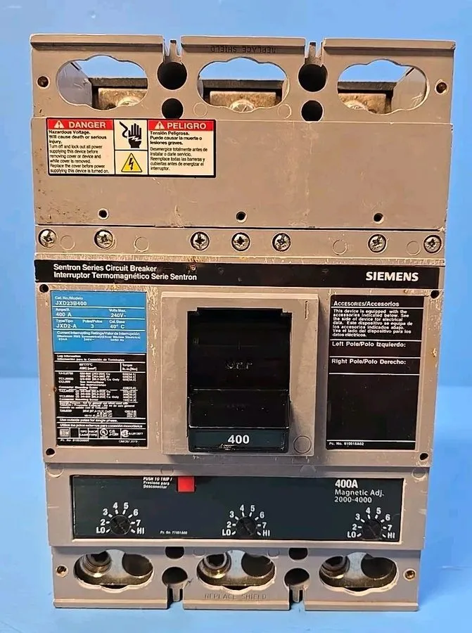 Автоматический выключатель ITE/SIEMENS SENTRON SERIES CIRCUIT BREAKER JXD23B400