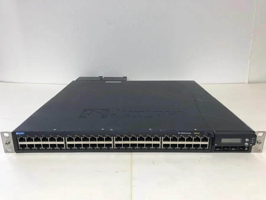 Коммутатор JUNIPER EX4200-48P EX4200 SERIES ETHERNET SWITCH 48POE DUAL 930W PS E