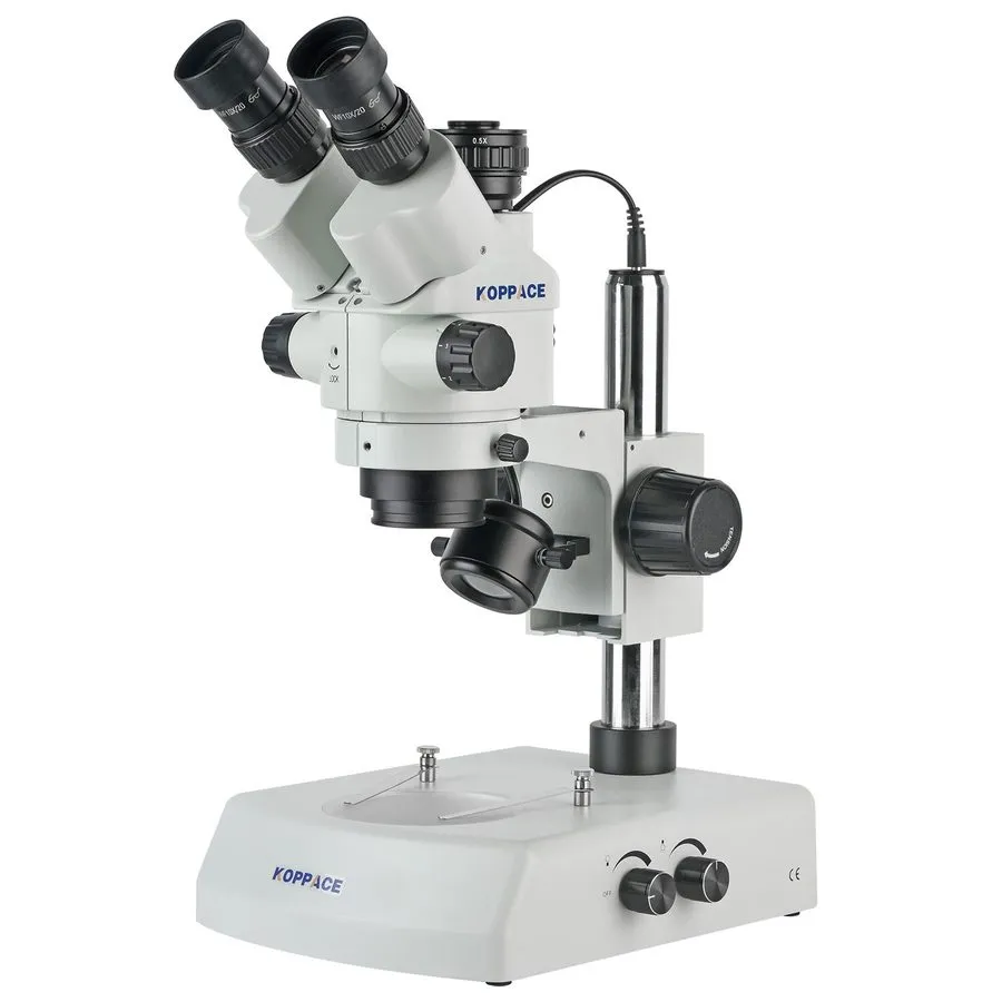 Микроскоп 3.5-90X Trinocular Microscope,0.5XCTV & Dual LED