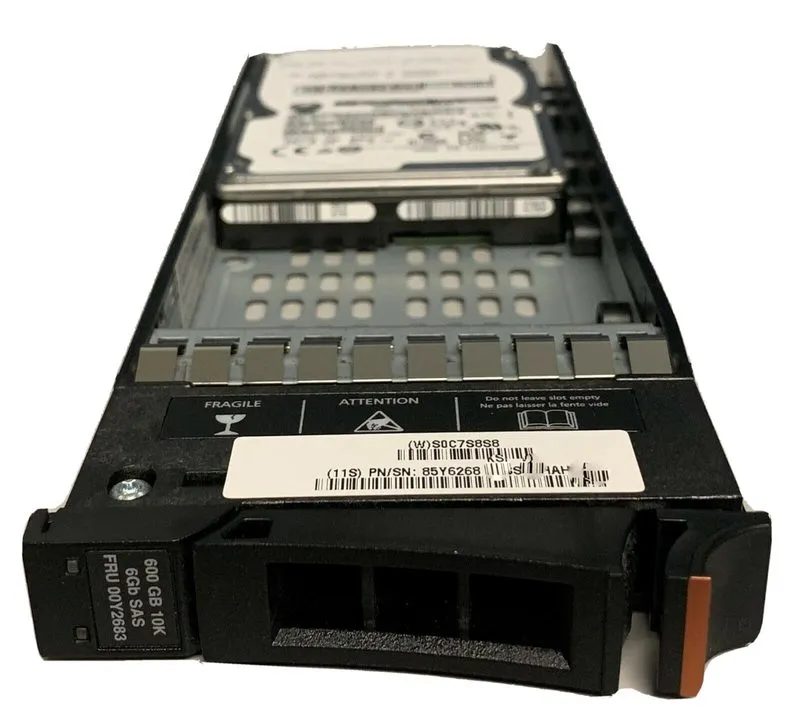 Жёсткий диск IBM 85Y5864 00Y2683 00L4521 3546 600GB 10k SAS 2.5" SFF V7000 HDD H — фото лота 1