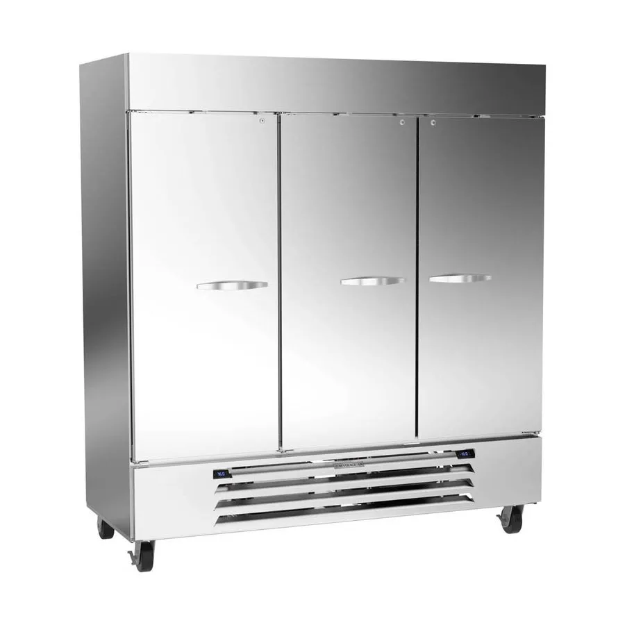 Морозильный шкаф Beverage Air HBRF72HC-1-B 75" 3-Section Reach-In Refrigerator F — фото лота 1