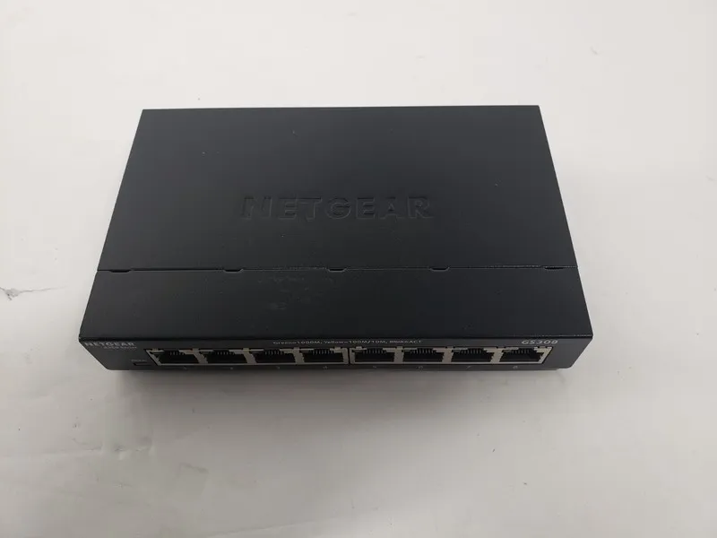 Коммутатор NETGEAR GS308v3 Black 8-Port Gigabit Ethernet Unmanaged Switch