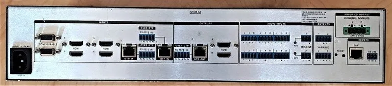 Видеокоммутатор Extron IN1608 DTP 330 Extension Scaling Presentation Switcher