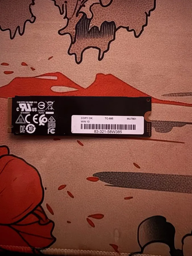 SSD-накопитель Samsung PM991 NVMe 512GB M.2 2280 SSD MZVLQ512HALU-000H1 MZ-VLQ51 — фото лота 2