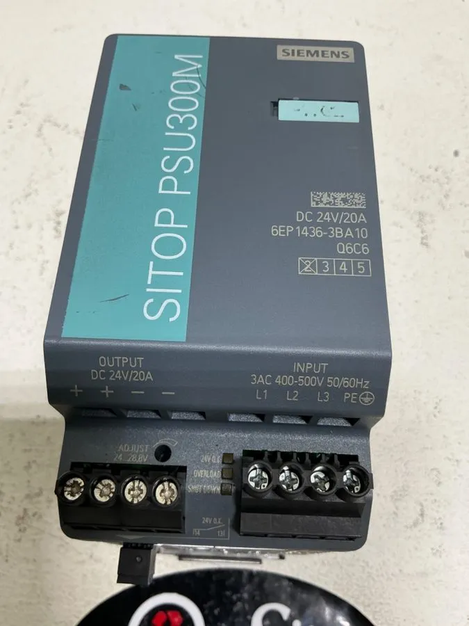 Блок питания Siemens SITOP psu300m Power Supply 6EP1436-3BA10 24VDC @ 20AMP