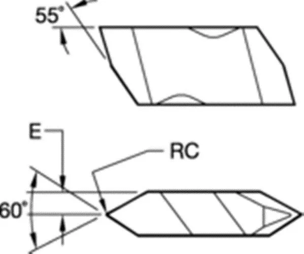 Режущий инструмент KENNAMETAL TPMT 21505 LF KC5010 BORING BAR INSERT