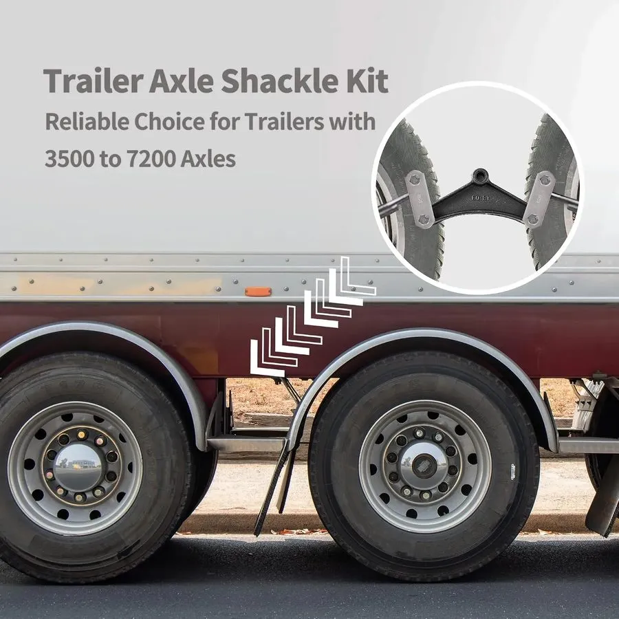 Такелажная скоба Lonffery Trailer Axle Shackle Kit 262L для 3500lb-7200lb Double
