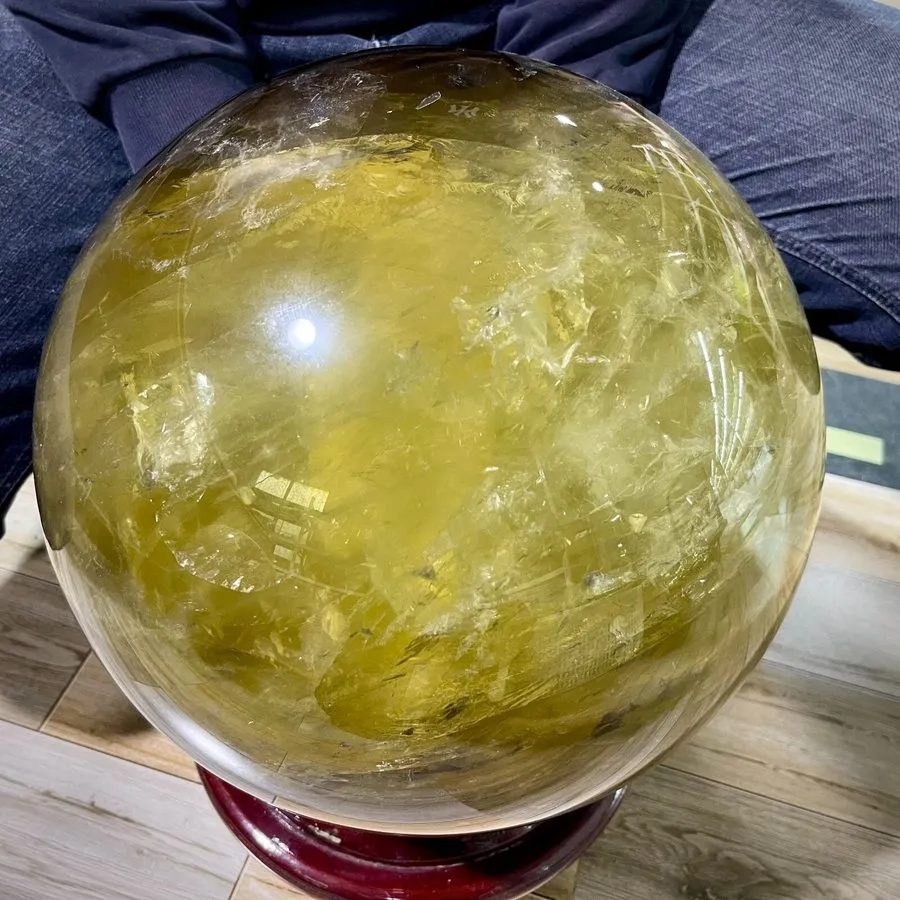 Лабораторный прибор 123.2LB Natural smoky citrine Quartz ball carved Crystal Sph