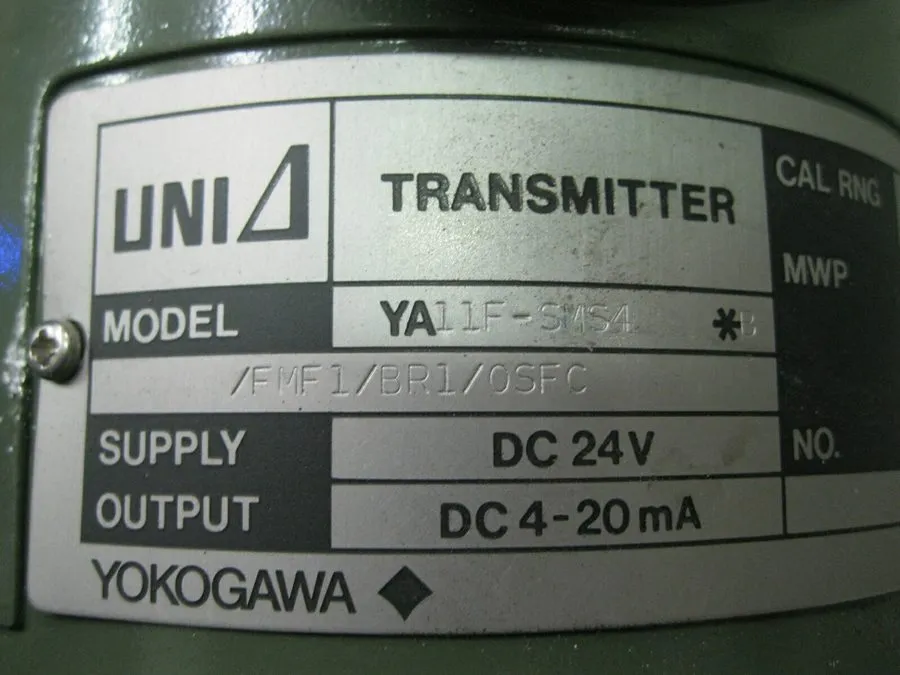 Датчик Yokogawa YA11F-/FMF1/BR1/0SFC Transmitter 2000 PSI