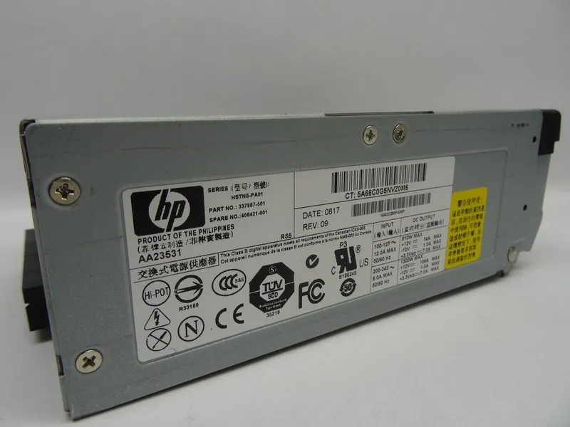 Блок питания 406421-001 HP 1300W POWER SUPPLY