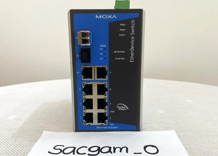 IIoT-устройство MOXA EDS-510A-1GT2SFP Industrial Ethernet Switch — фото лота 2