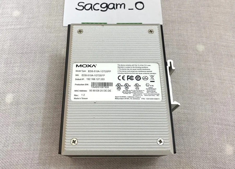 IIoT-устройство MOXA EDS-510A-1GT2SFP Industrial Ethernet Switch — фото лота 4