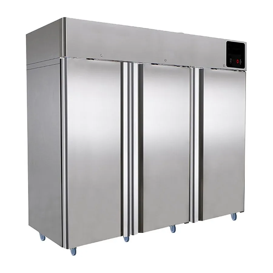 Морозильный шкаф QualServ UCFZ585-SS71A 85" Three Section Reach In Freezer w/ 3  — фото лота 1