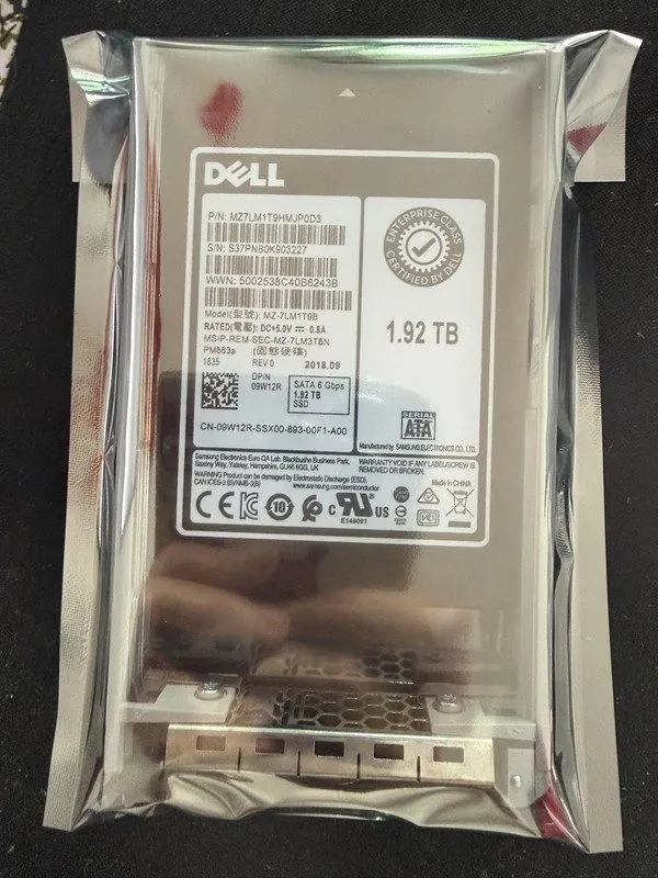 SSD-накопитель DELL 1.92TB Samsung PM863A SATA SSD 6Gbps MZ-7LM1T9B Solid State 