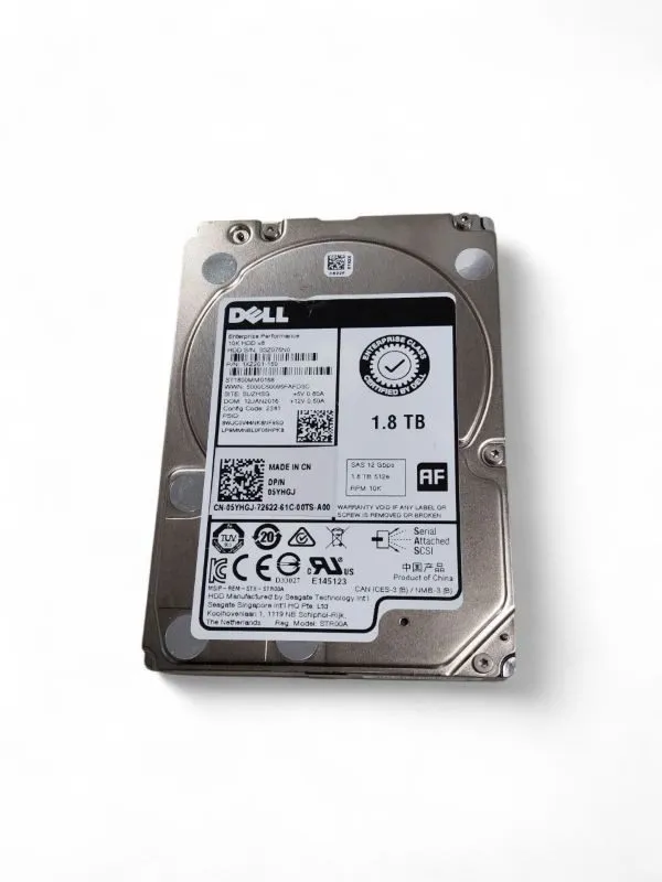 Жёсткий диск VJ7CD 0VJ7CD ST1800MM0168 Dell 1.8TB 10K RPM 12Gb/s 128MB 2.5"SAS H
