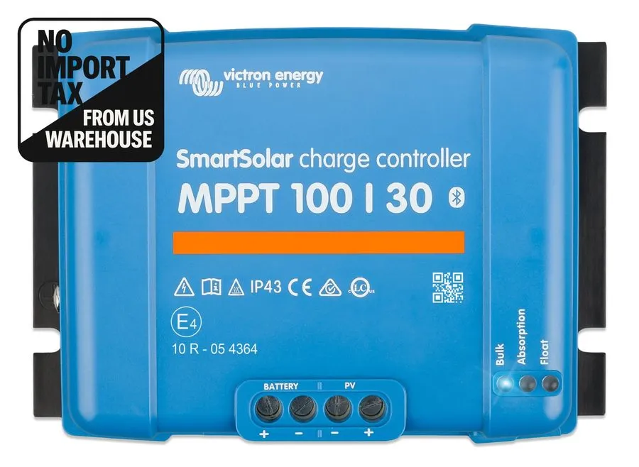 Аккумулятор Victron SmartSolar MPPT Charge Controller 100V 30AMP SCC110030210 — фото лота 1