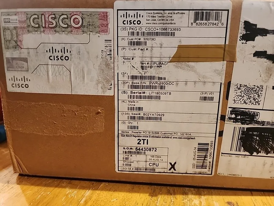 Блок питания Cisco PWR-3900-DC DC Power Supply
