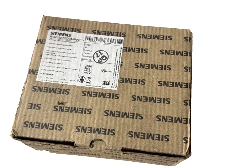Автоматический выключатель Siemens 3va4190-5ed34-0aa0 90amp circuit breaker type