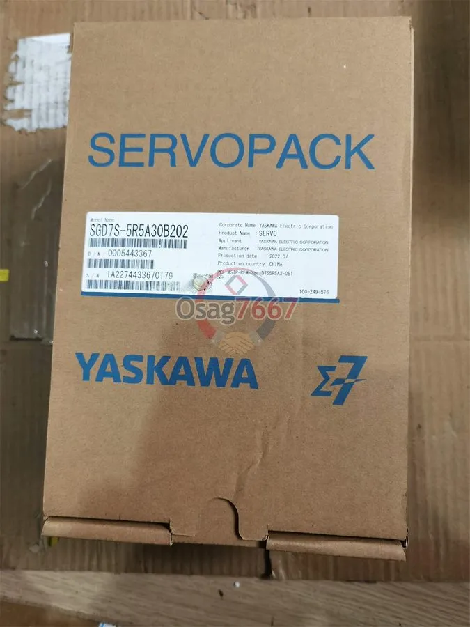 Сервопривод Yaskawa Servo Driver SGD7S-5R5A30B202
