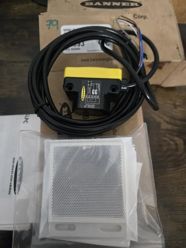 Фотоэлектрический датчик BANNER QS30LLP Photoelectric switch sensor — фото лота 1