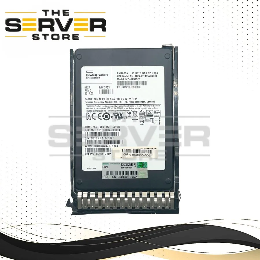 15.36TB Samsung PM1633a 12Gbps SAS SSD