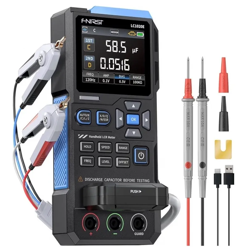 Тестер LC1020E 100kHz LCR Meter, 19,999 Counts Resistor Inductor Capacitor Teste