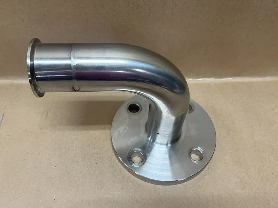 Вакуумная присоска GEA Tuchenhagen 90-Degree Stainless Steel Flanged Elbow, 2"