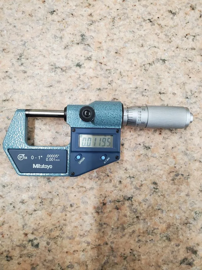 Микрометр Mitutoyo 293-369 Digimatic Outside Micrometer IP54, 0-1"/0-25mm Range,