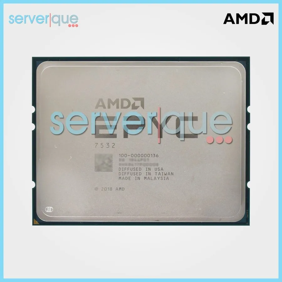 Процессор 100-000000136 AMD EPYC 7532 32-Core 2.40GHz 200W SP3 Dell Locked Proce