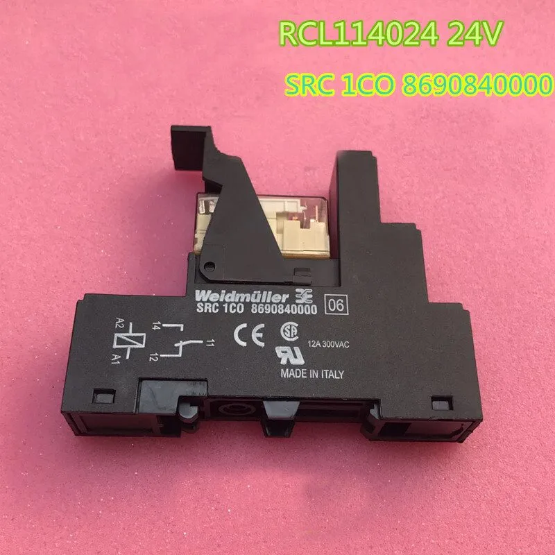 Реле Weidmuller Relay RCL424024 RCL KITS 24VDC 2CO 7760056025 with socket