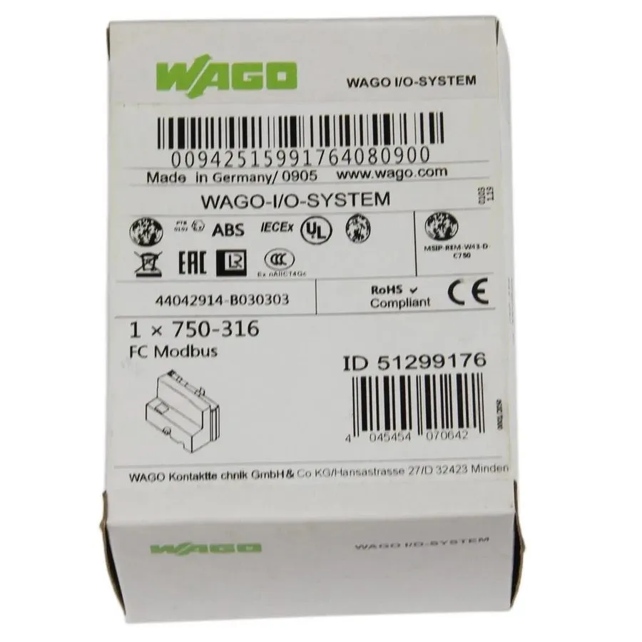 ПЛК WAGO 750-316 Module PLC — фото лота 1