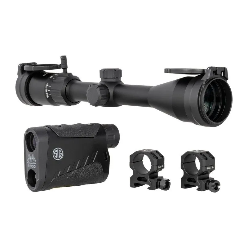 Оптико-электронная система Sig Sauer Buckmasters Hunt Pack, 3-9x40 Scope/Rings/6