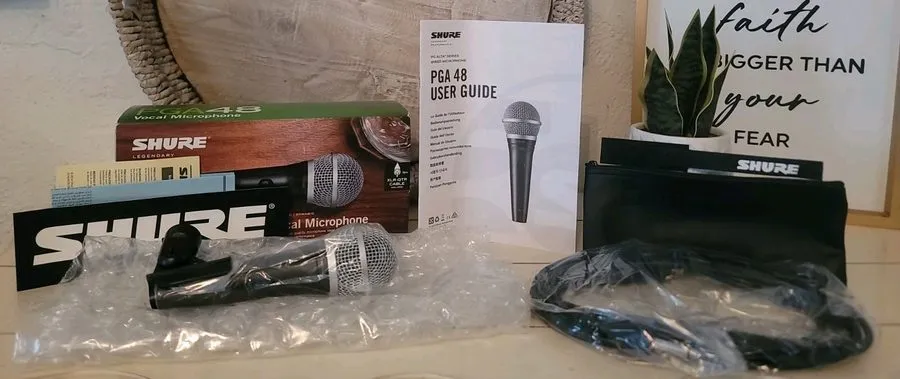 Микрофон Shure PGA48-QTR Cardioid Dynamic Vocal Microphone — фото лота 1
