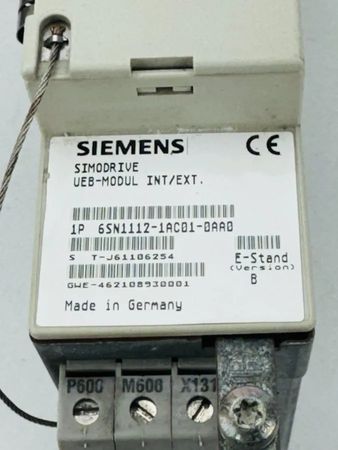 Сервоусилитель 6SN1112-1AC01-0AA1 SIEMENS SIMODRIVE 611 Module
