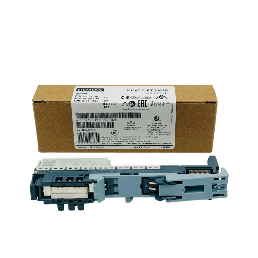Модуль ввода-вывода SIEMENS 6ES7193-6BP00-0DA0. SIMATIC ET 200SP, Base Unit BU15