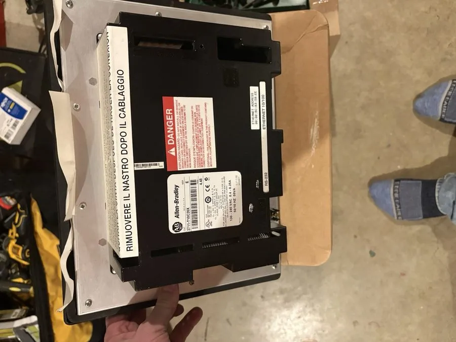 Панель оператора Allen Bradley 2711-T10C20X PanelView 1000 Graphic Terminal Disp — фото лота 2