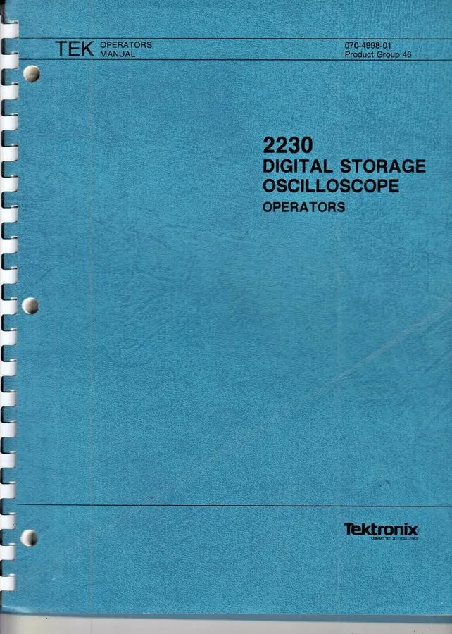 Осциллограф Tektronix 2230 100mhz Digital Storage Oscilloscope (YTH44)