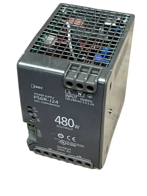 Блок питания IDEC PS6R-J24 480w 24vdc DIN Rail Mount Power Supply
