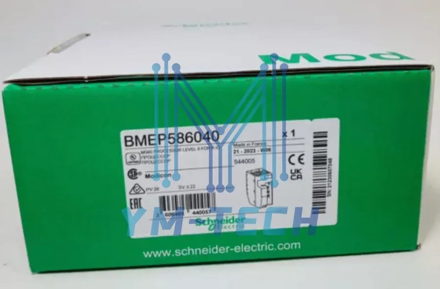 ПЛК Schneider Electric BMEP586040 Standalone Processor, Modicon M580 64MB